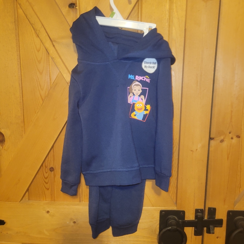Ms Rachel Toddler  Hoodie and Pants Set Nwot 3t Unisex
